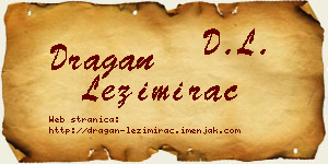 Dragan Ležimirac vizit kartica